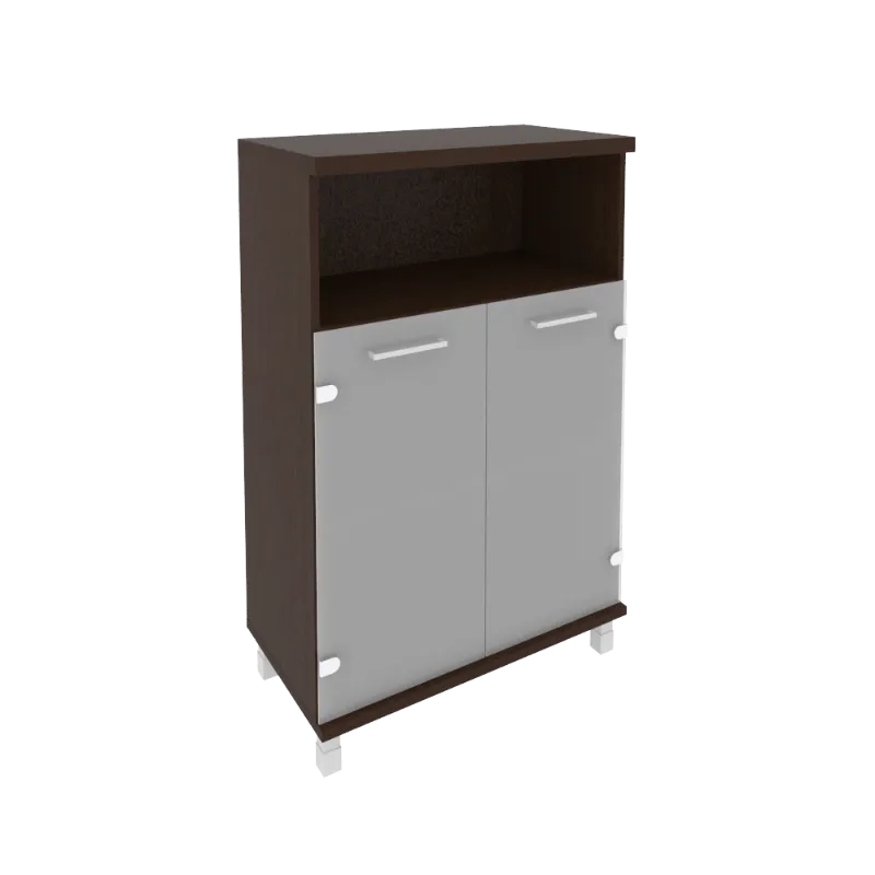 Шкаф средний широкий First KST-2.2 (венге Цаво)